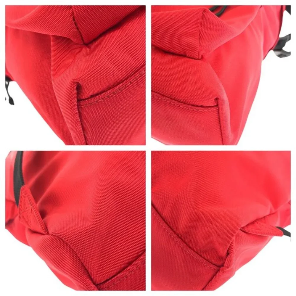 Balenciaga Explorer Red Black Nylon Backpack Daypack Backpack - Picture 3 of 9